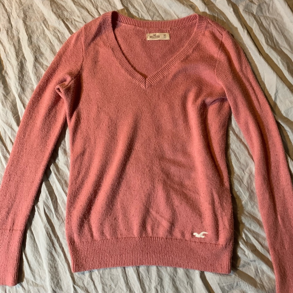 Pink Hollister sweater